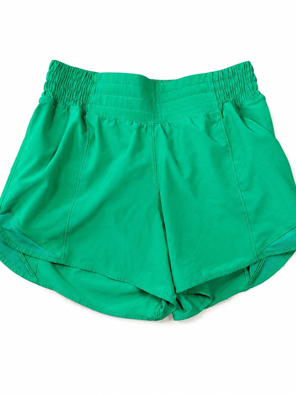 Lululemon Hotty Hot Shorts Womens 2 Green 4” Lined Running Athletic - Picture 4 of 7